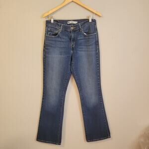 Levis 515 Bootcut Denim Jeans Womens 8 Red Tab Mid Rise Medium Wash